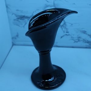 Vase Calla Lilly Vase, Black, Porcelain